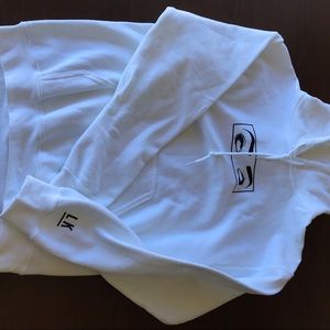 NWOT Liza Koshy white hoodie